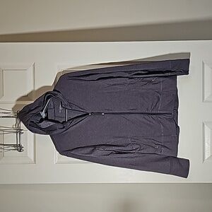 Tuff Athletics Purple Full Zip Light Hooded Jacket Sweatshirt L